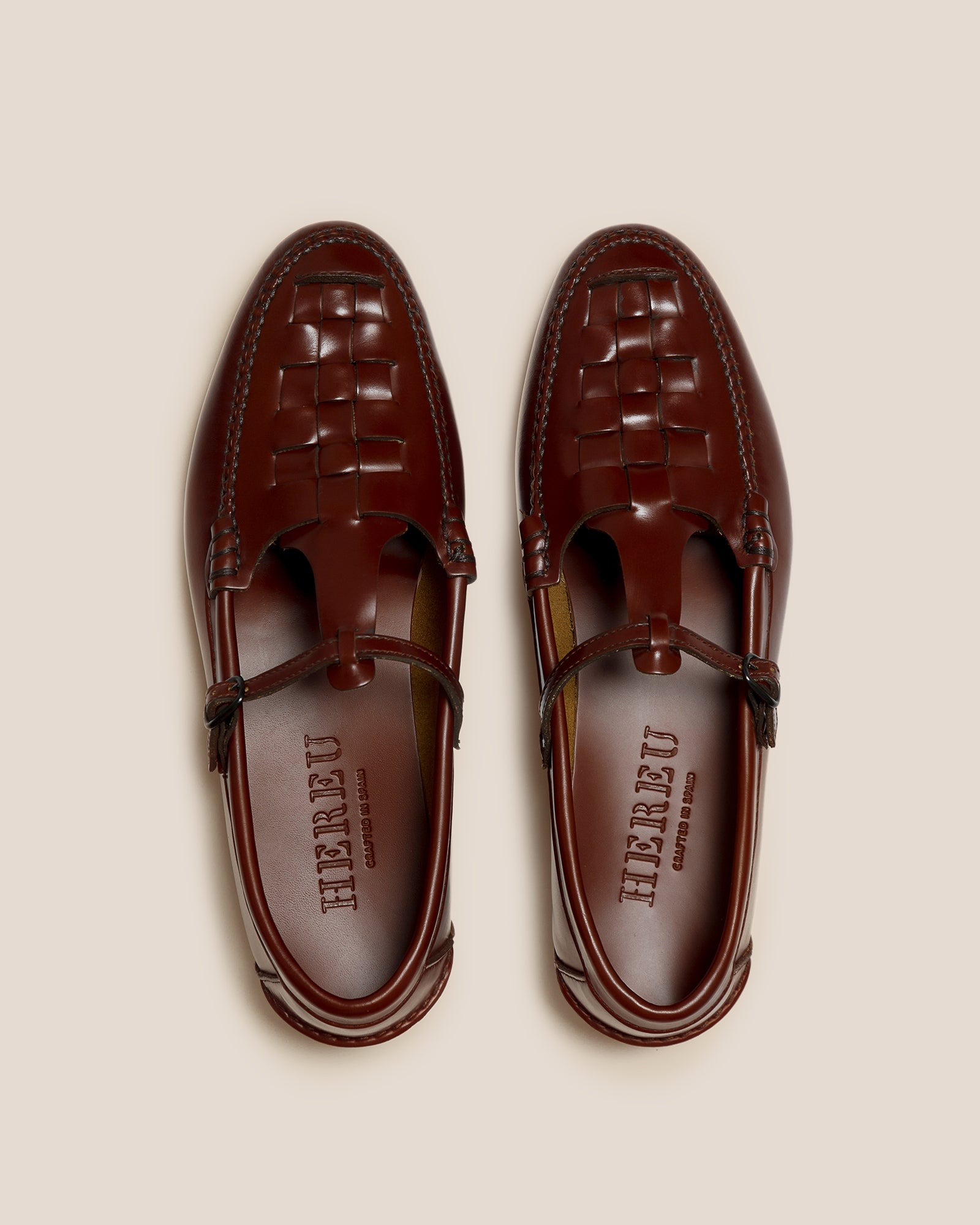 MAQUEDA - Men's Interwoven T-Bar Loafer