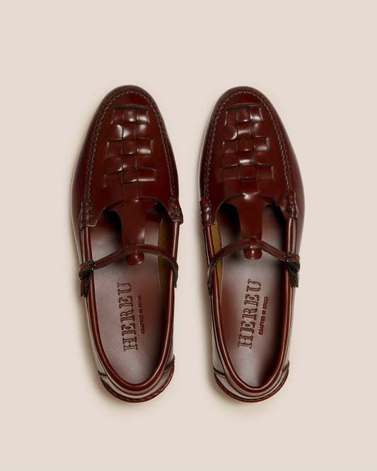 MAQUEDA - Men's Interwoven T-bar Loafer