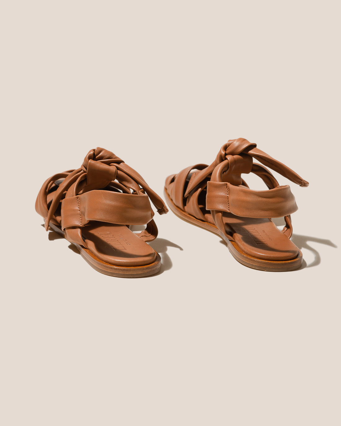 HEREU - Gabia heeled woven Tbar sandal dark brown main image 1