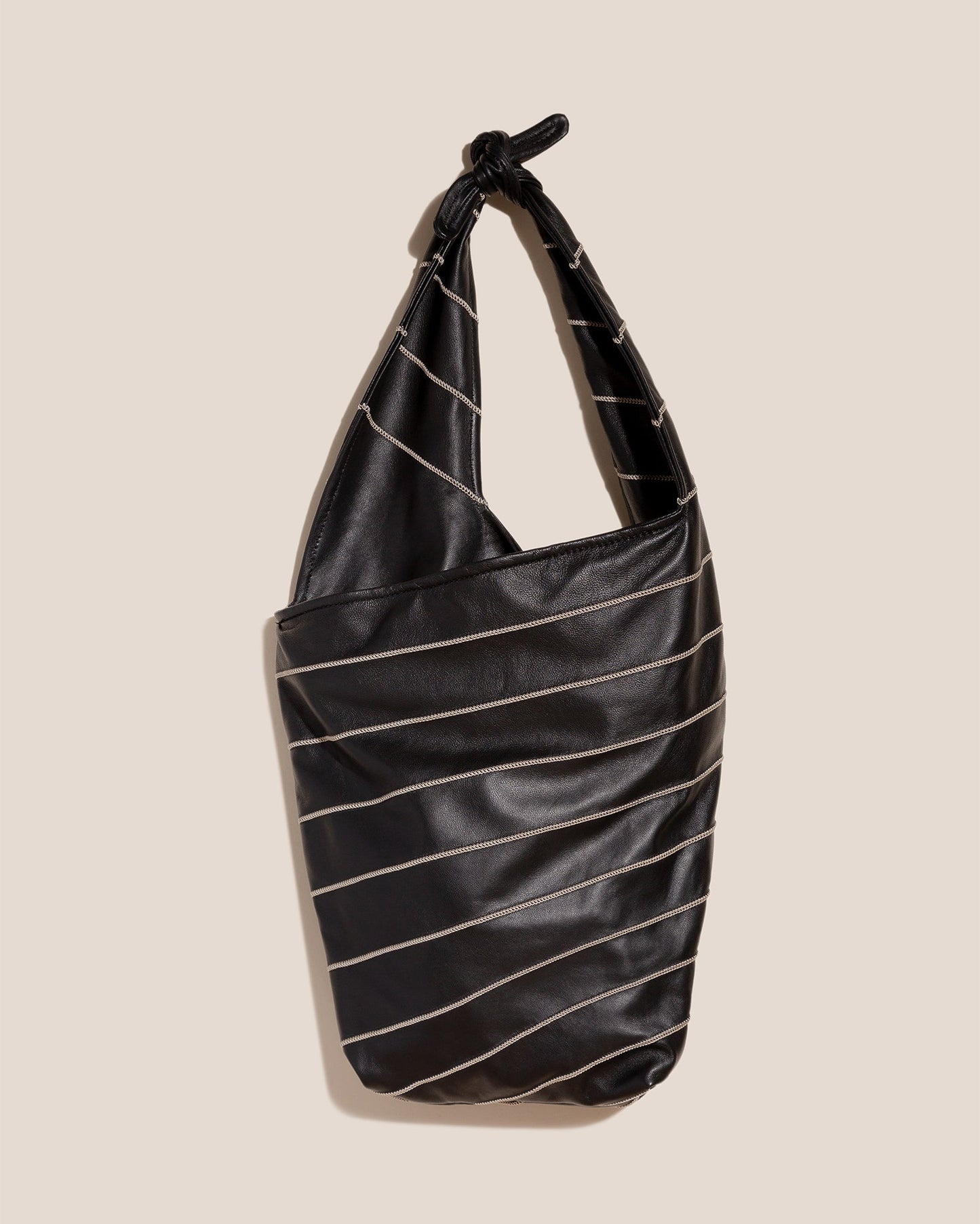 COSTURA - Patchwork Knotted Hobo Bag