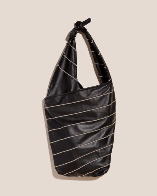 HEREU Duna Canvas & Leather Tote Bag