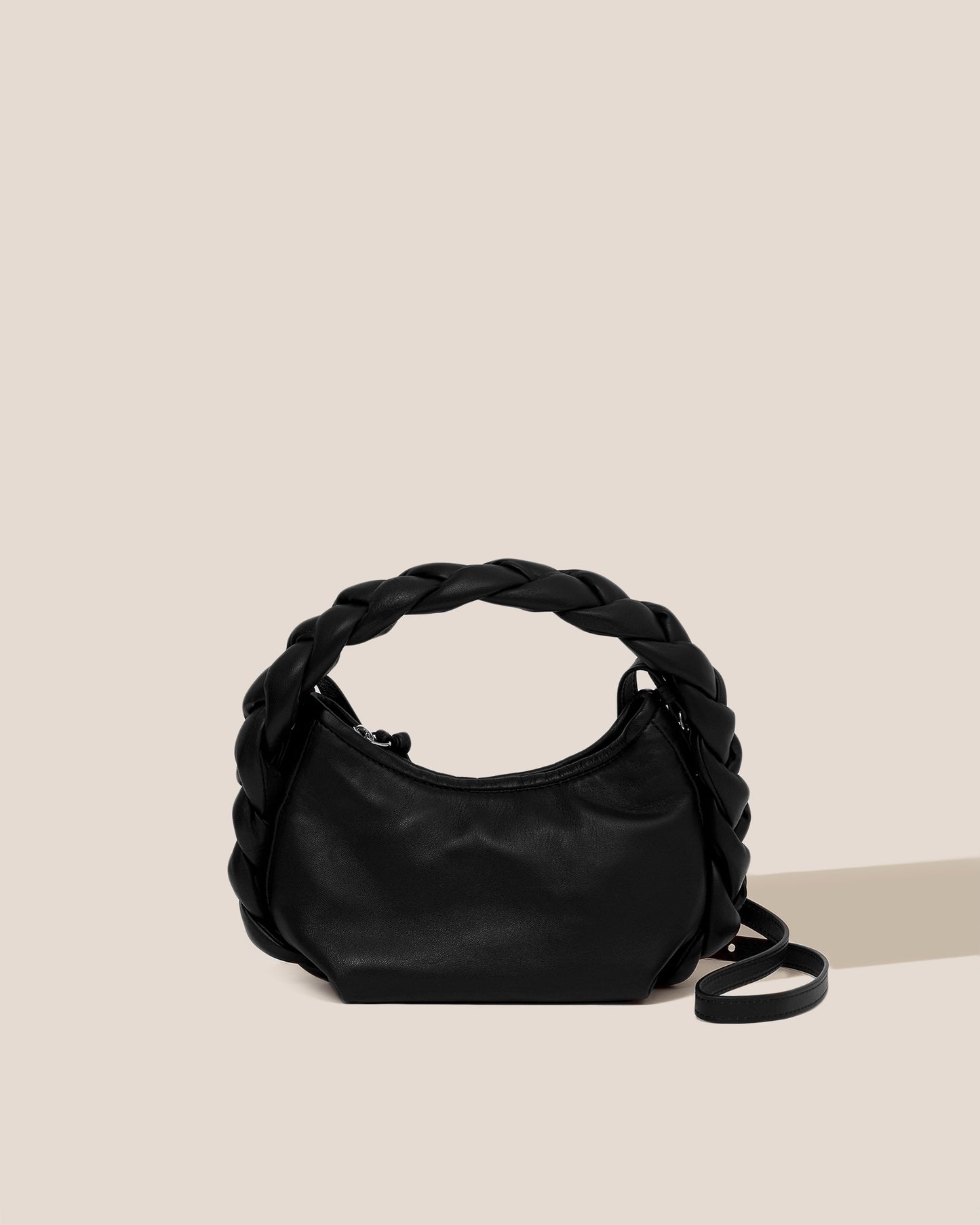 Mini Crossbody Bag for Women. Small Round Bag Purse. Black 