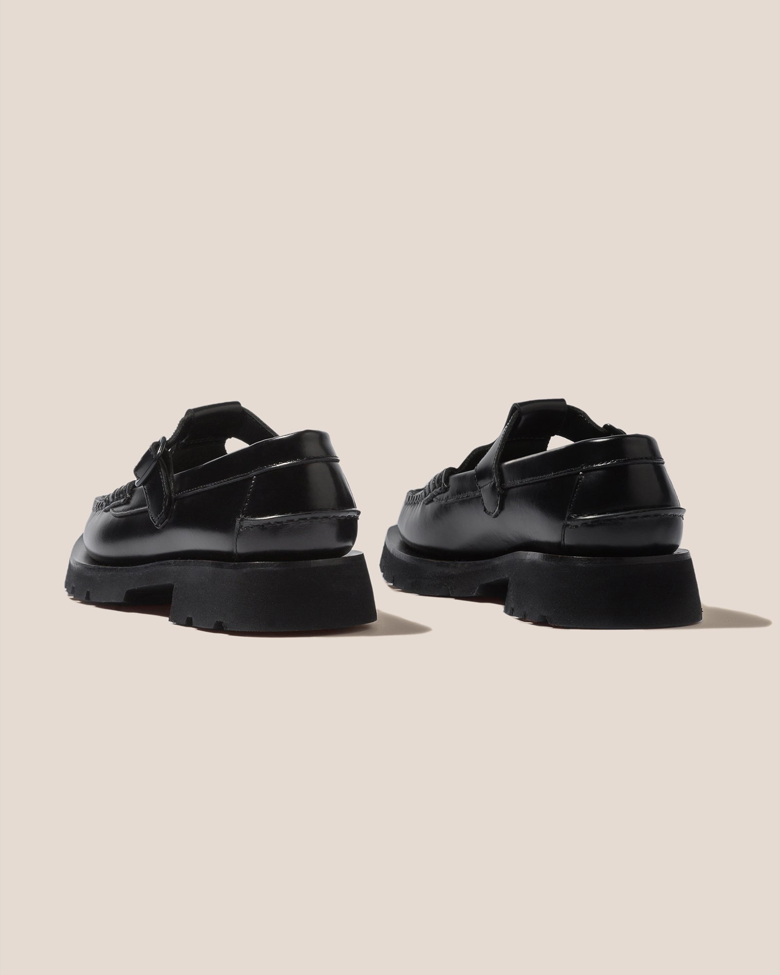 ALBER SPORT - Tread Sole T-Bar Loafer