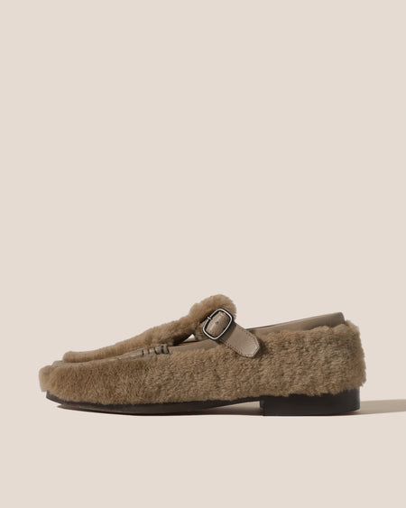 ALBER  SHEARLING - T-Bar Loafer