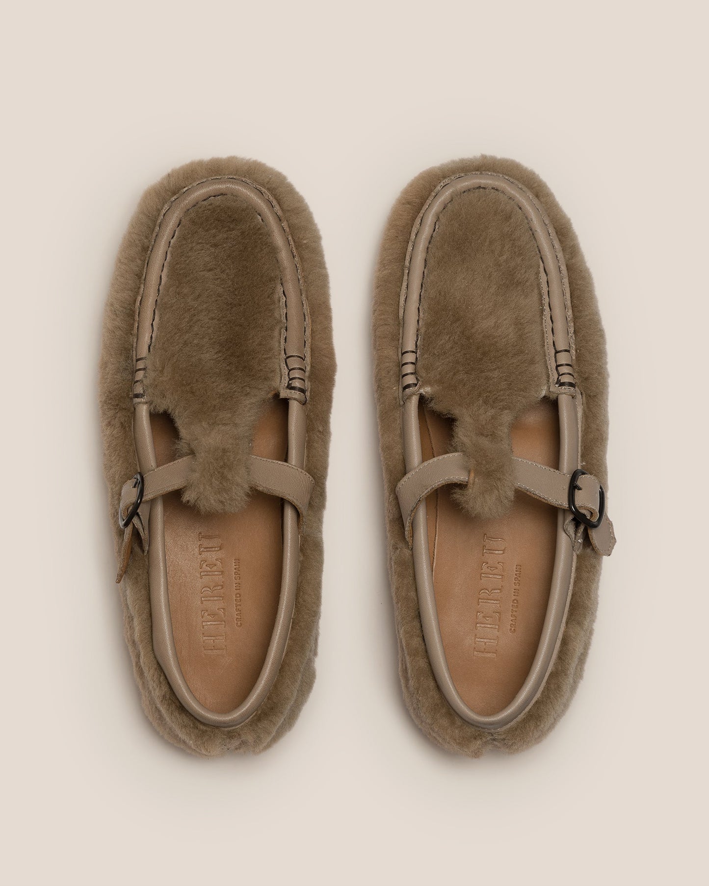 ALBER  SHEARLING - T-Bar Loafer