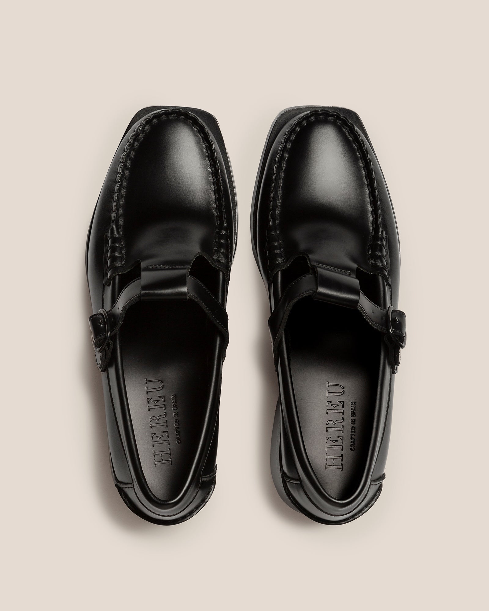 ALBER HEELED - T-Bar Loafer
