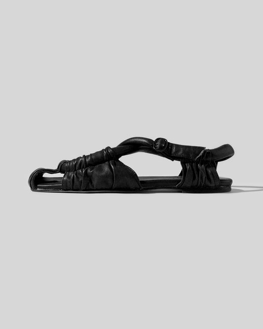 CURTINA - Ruched Sandal